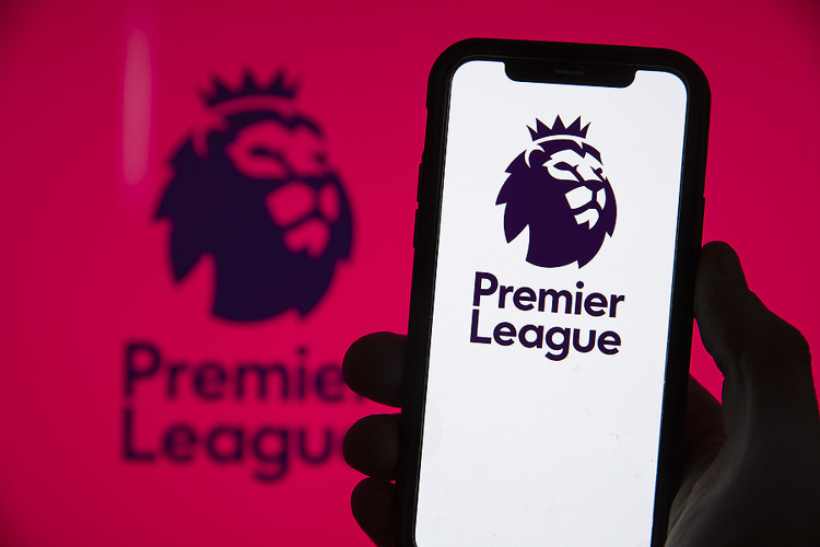 Premier League Logo on Smartphone