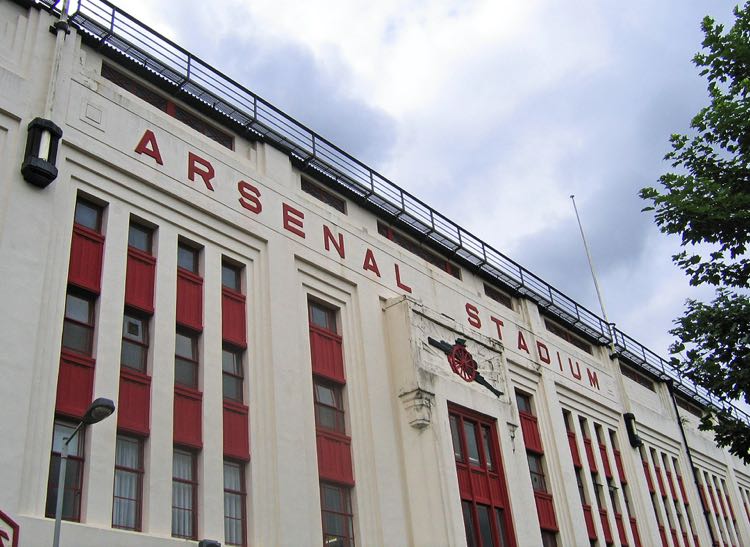 Arsenal Stadium, known as Highbury