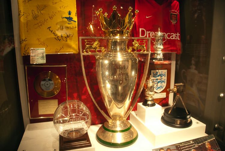 Arsenal trophy case